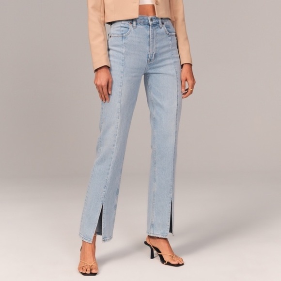 Abercrombie & Fitch Denim - Abercrombie & Fitch The Skinny High Rise Curve Love sz 14 Long